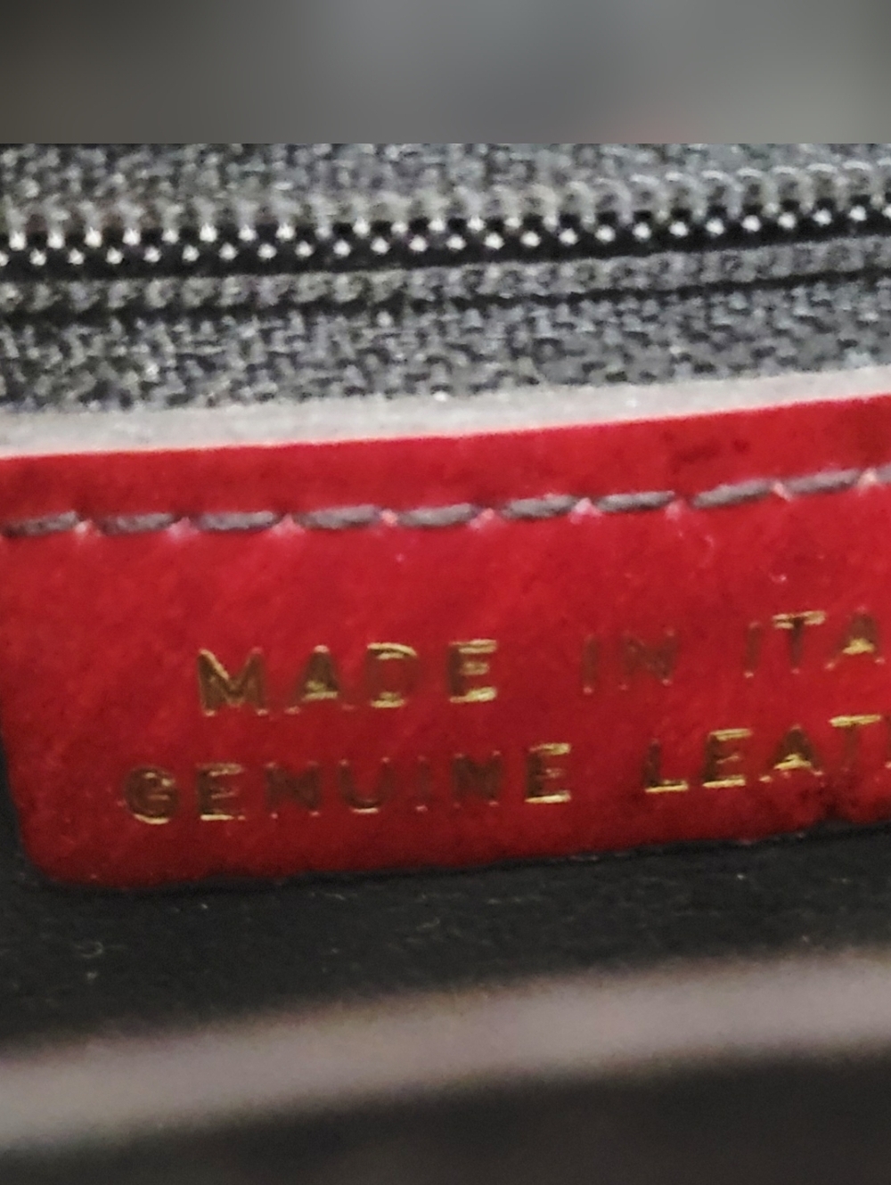 Simone Firenze Red Leather Crossbody Bag | Italian Leather Purse - Picture 8 of 8